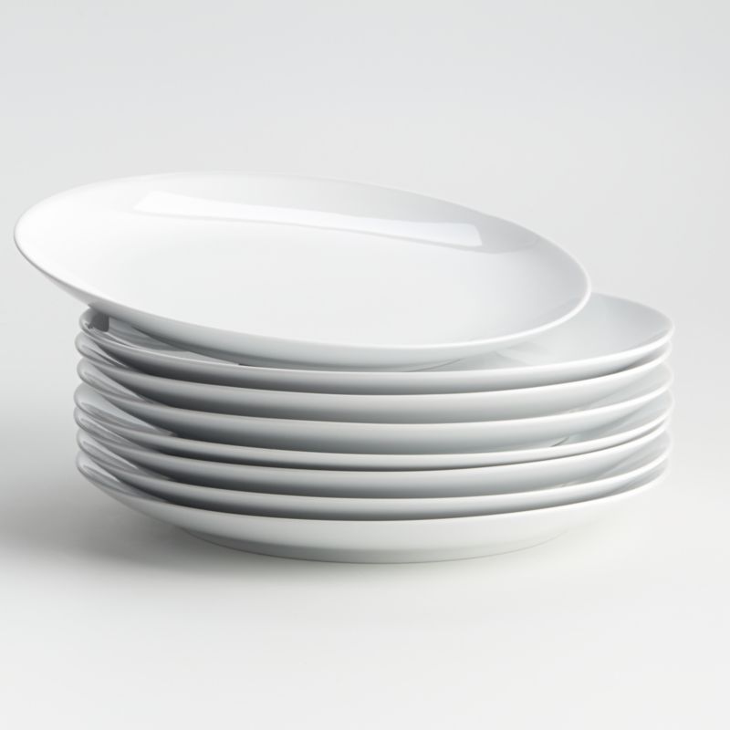 Set of 8 Essential Dinner Plates + Reviews | Crate and Barrel