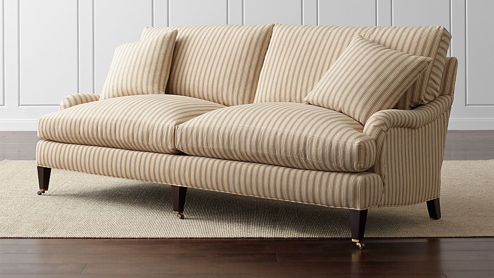 Essex Sofa with Casters Crate and Barrel