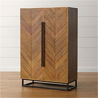 Tall Storage Cabinets Crate And Barrel Estilo Cabinet