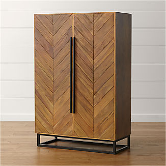Storage Cabinets And Display Crate Barrel Estilo Cabinet