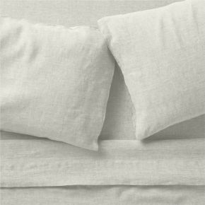 New Natural EUROPEAN FLAX ™-certified Linen Warm Natural King Bed Sheet Set