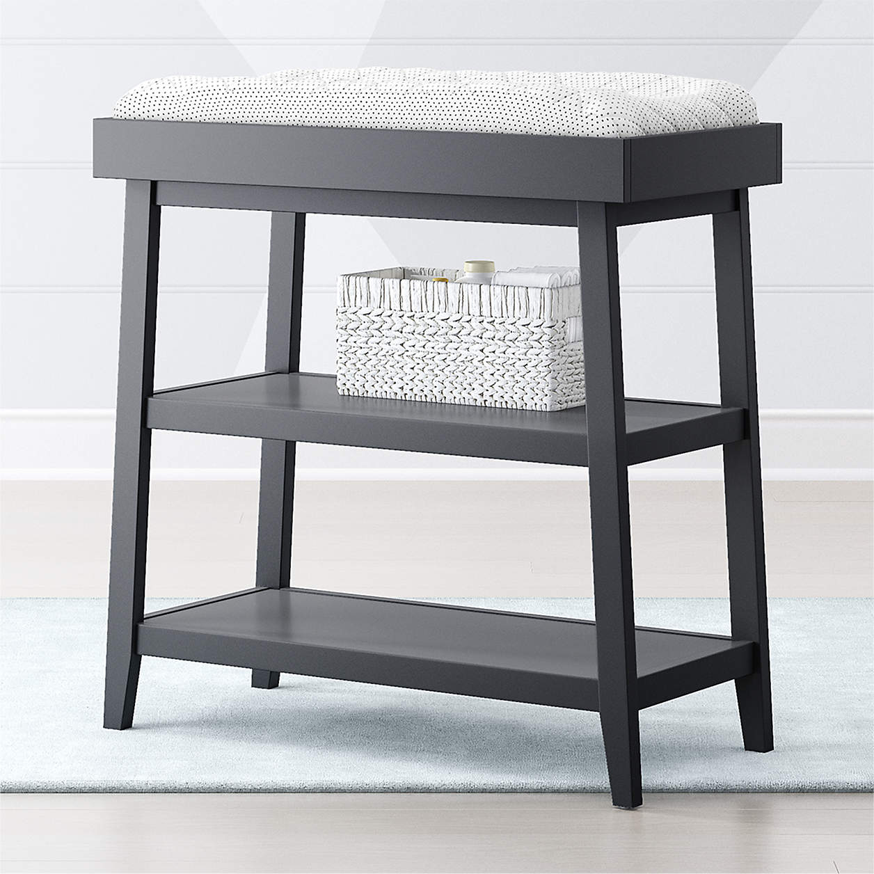 Ever Simple Charcoal Changing Table + Reviews Crate and Barrel