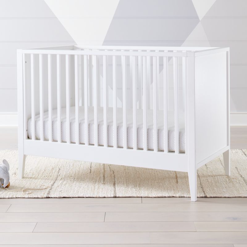 simple wood crib