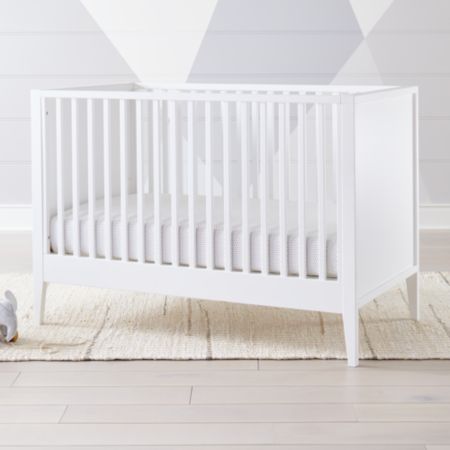 Ever Simple White Crib Reviews Crate And Barrel Canada