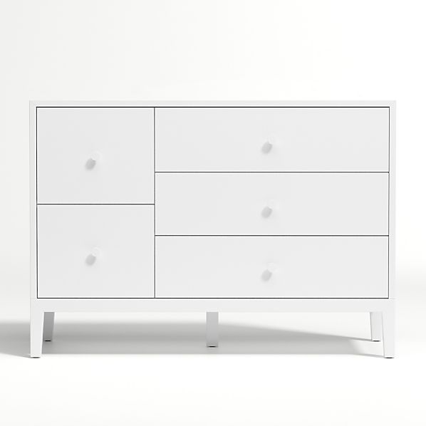 ever simple white crib