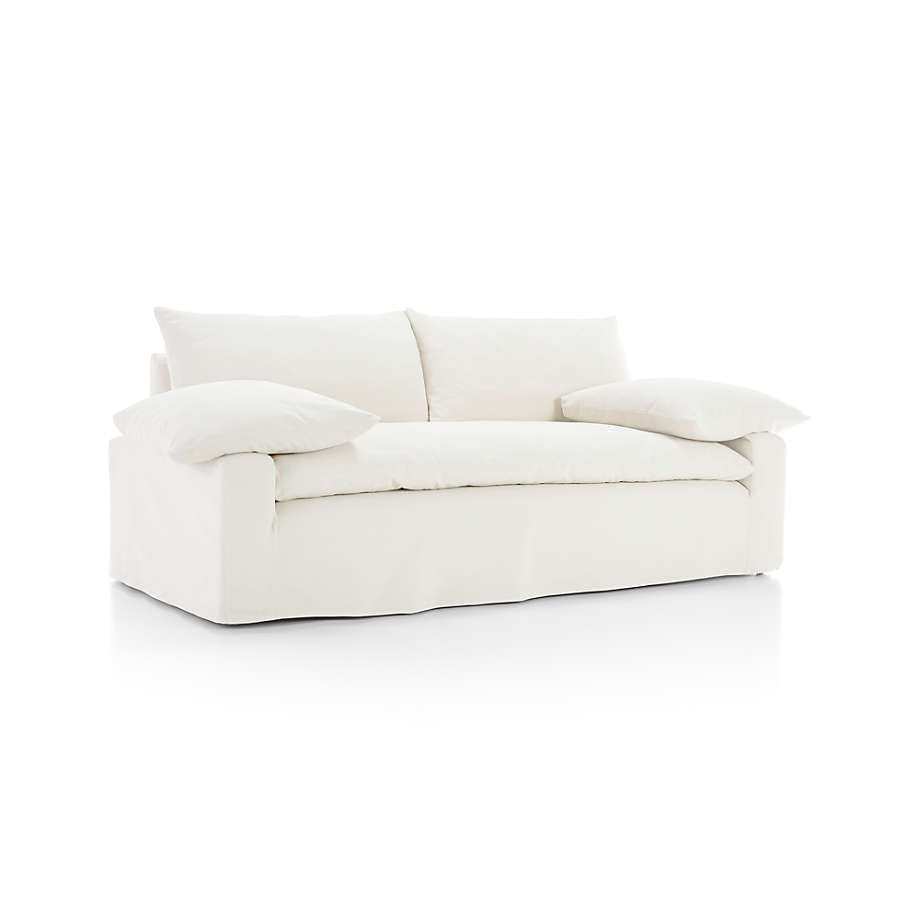 Viewing product image Ever Slipcovered Sofa