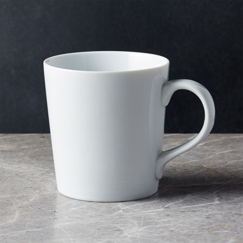 white porcelain mugs