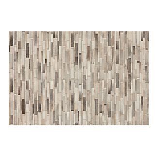 Cowhide Rugs Crate And Barrel Ewing Striped Cowhide Rug