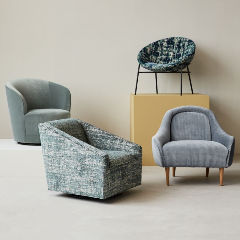 Holm Swivel Chair Crate And Barrel
