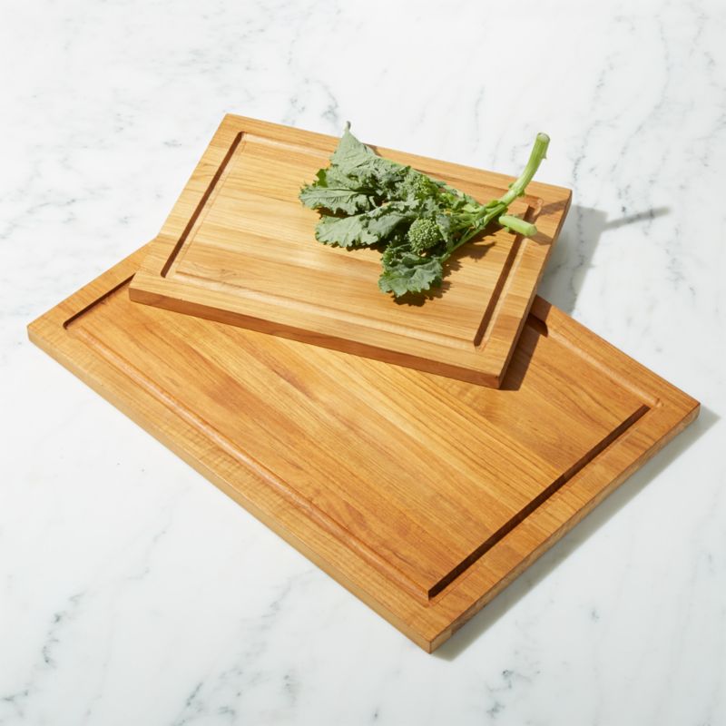 cutting board with well