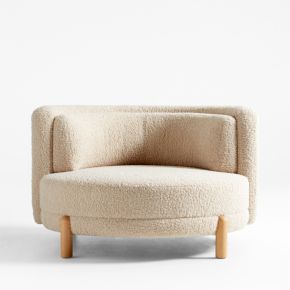 Image of Family Oversized Sherpa Lounge Chair and a Half