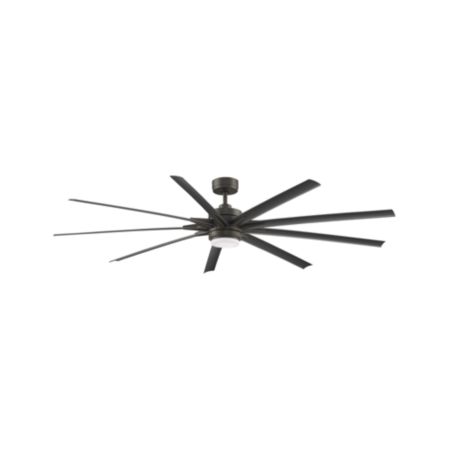 Fanimation Odyn 84 Matte Greige Indoor Outdoor Ceiling Fan With