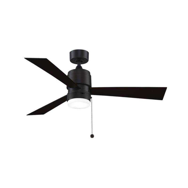 Fanimation Zonix 52 Black Indoor Outdoor Ceiling Fan With Led Light