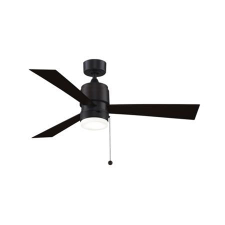 Fanimation Zonix 52 Black Indoor Outdoor Ceiling Fan With Led