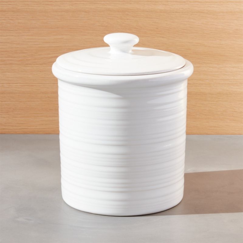 Farmhouse Medium Canister + Reviews | Crate and Barrel