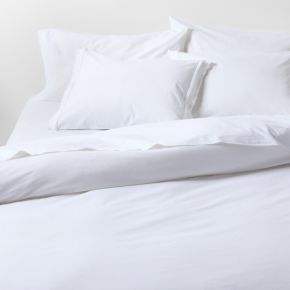 Favorite Washed Organic Cotton White Eyelash King Duvet Cover