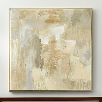 Abstract Wall Art Crate And Barrel Fawn Print