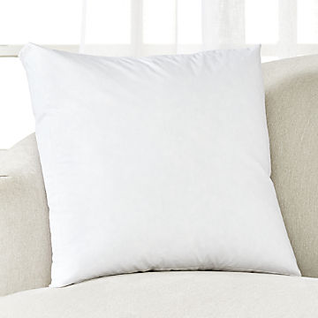 Pillow Inserts Down And Down Alternative Crate And Barrel