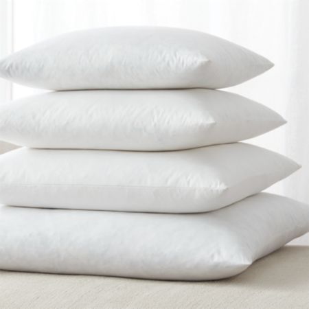 Feather Down Square Pillow Inserts Crate And Barrel Canada