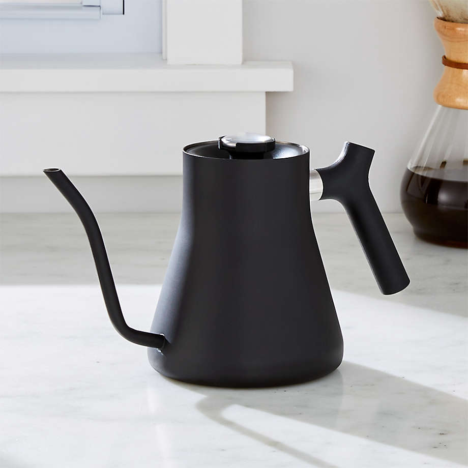 Fellow Stagg Gooseneck Matte Black Kettle + Reviews Crate and Barrel