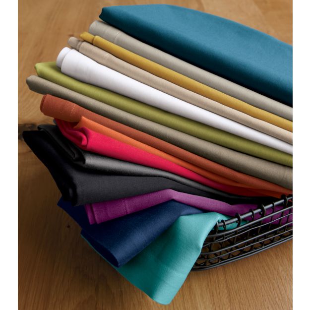 Fete Aqua Blue Cloth Napkins, Set of 8 in Napkins + Reviews Crate and Barrel