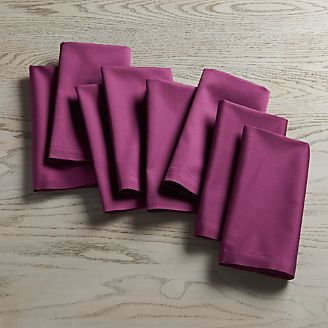 Fete Violet Cloth Napkin, Set of 8