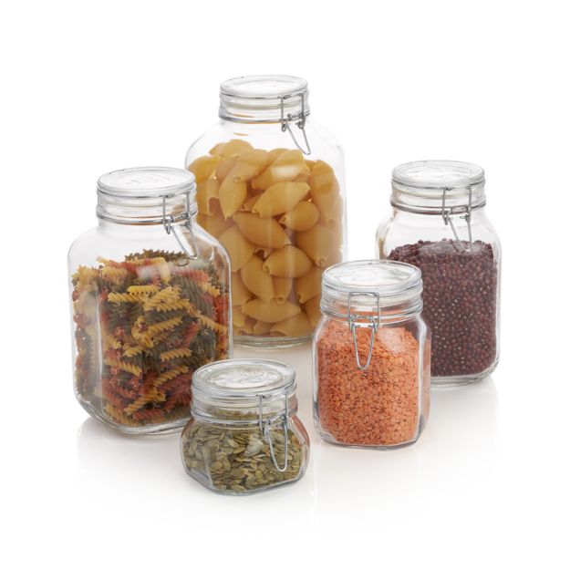 Fido Jars with Clamp Lids Crate and Barrel
