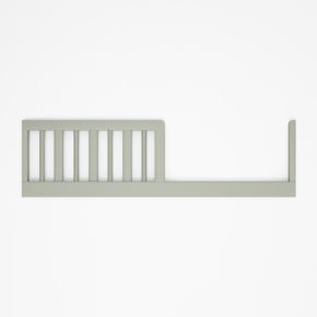 Image of Finn Sage Green Wood Toddler Bed Rail
