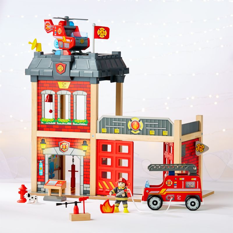 hape toys fire station