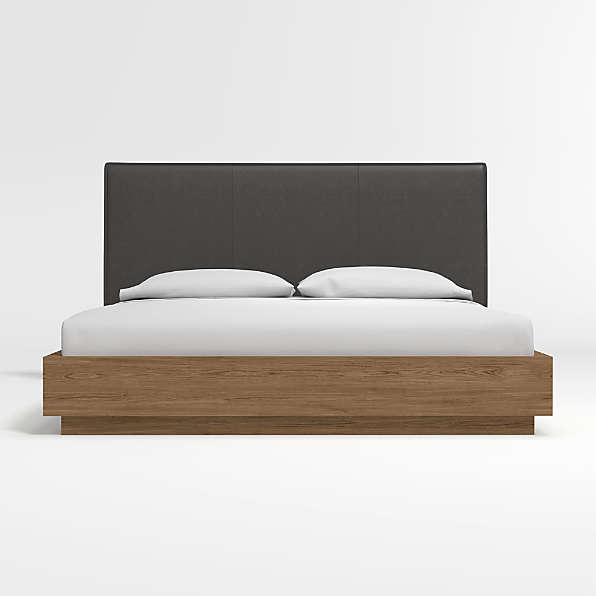 Leather Beds Crate And Barrel