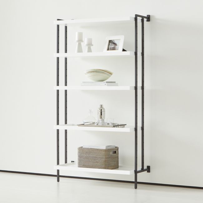 Online Designer Home/Small Office Flex Modular 5-Shelf Bookcase