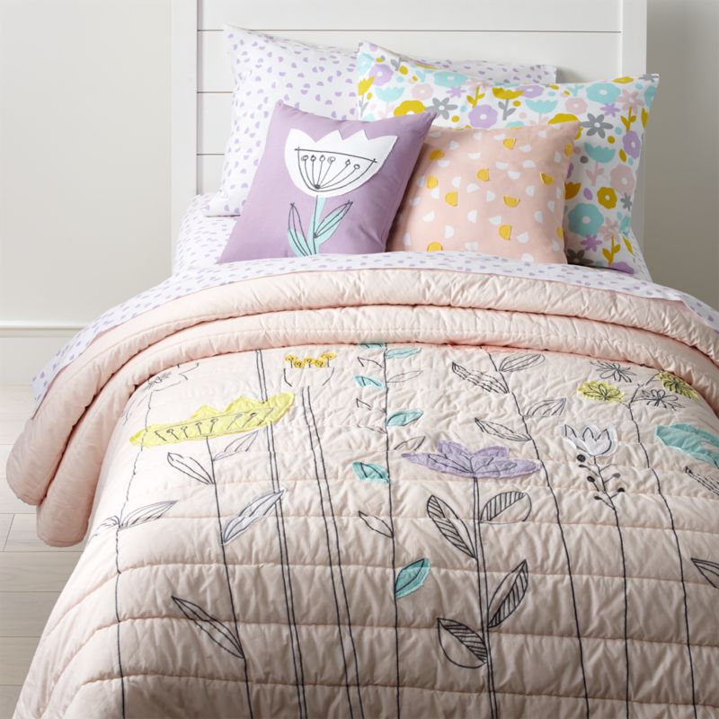 Twin Floral Quilt Reviews Crate And Barrel