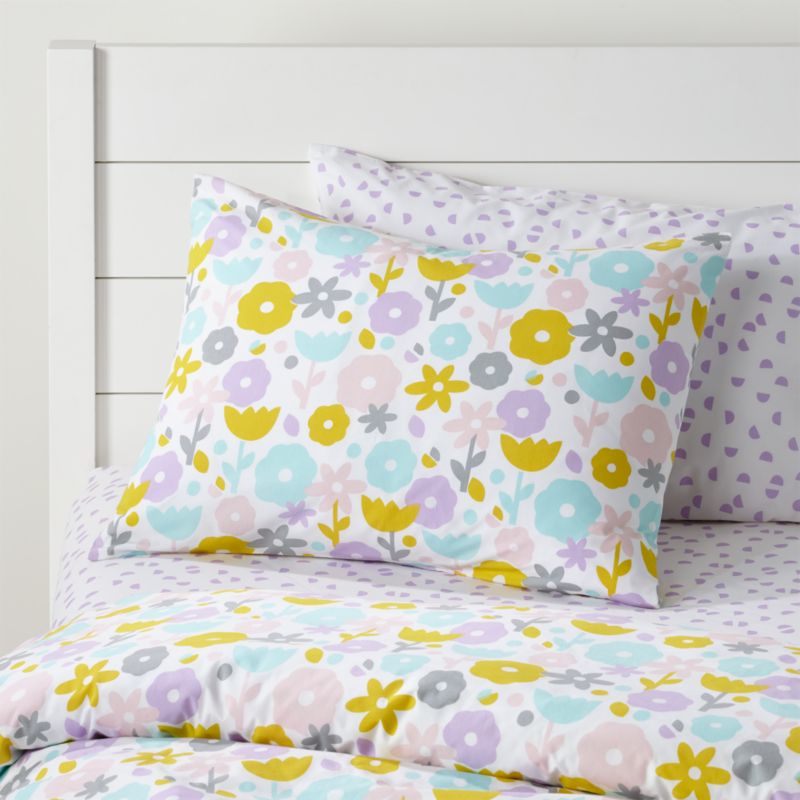 Floral Pillowcase + Reviews Crate and Barrel