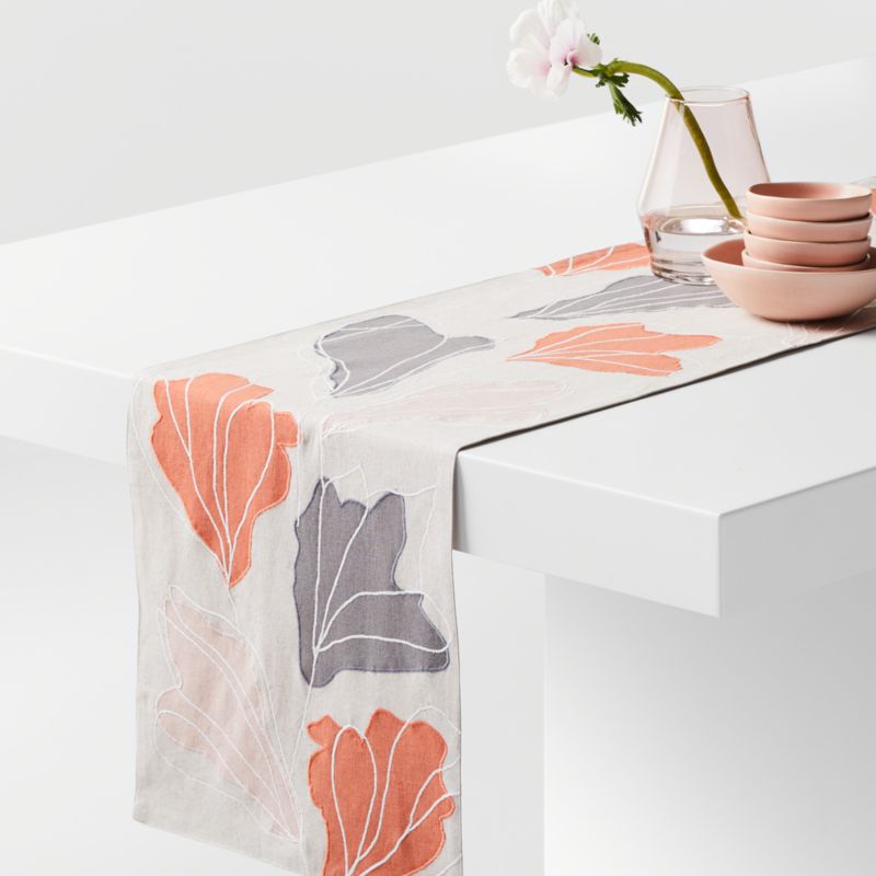 Floret Embroidered Table Runner | Crate 