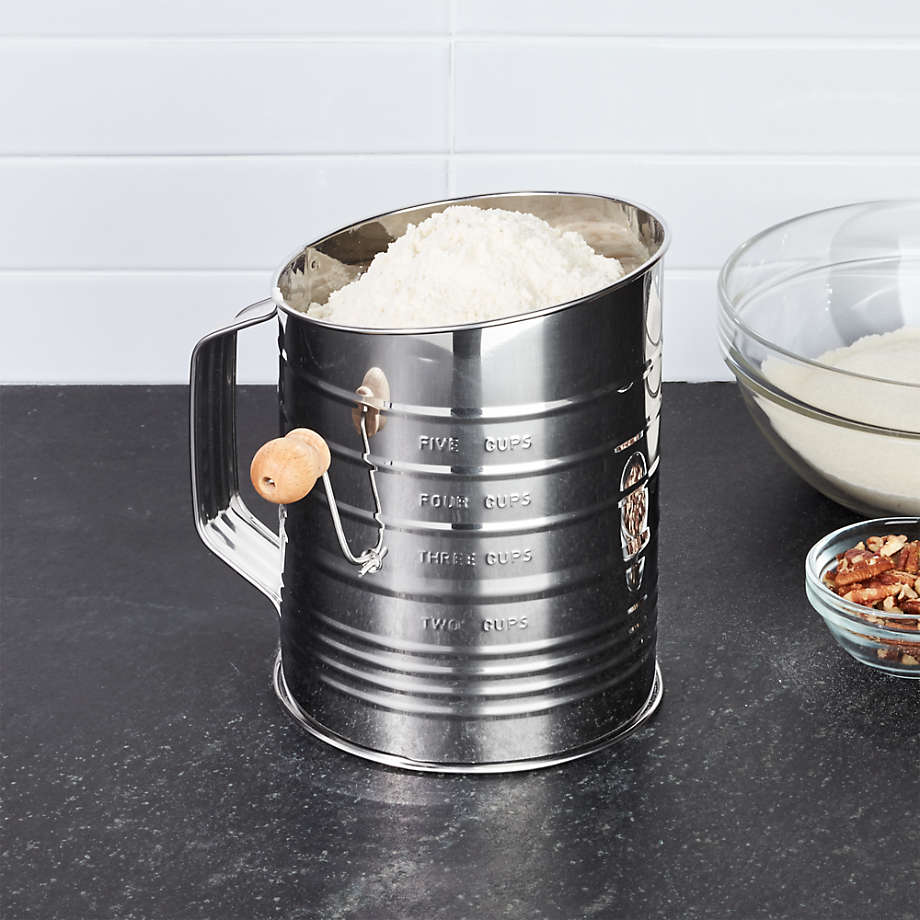 Flour Sifter + Reviews Crate and Barrel