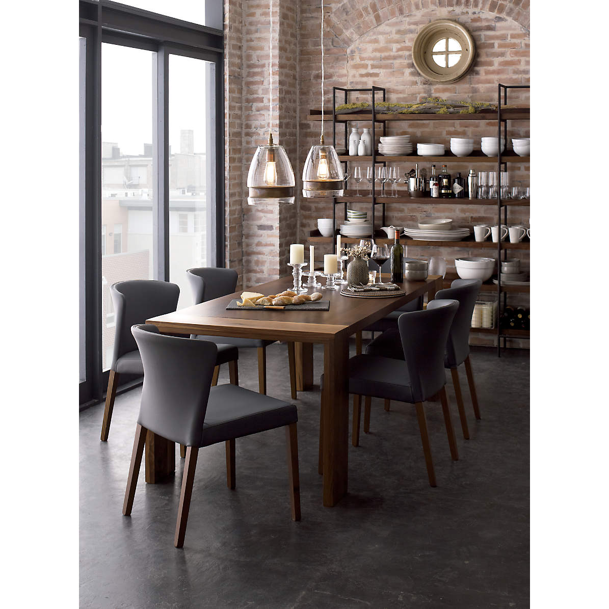 curran grey dining chair