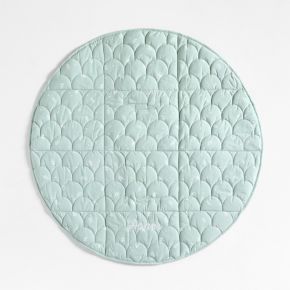 Image of Fold and Go Geometric Leaf Portable Baby Mat