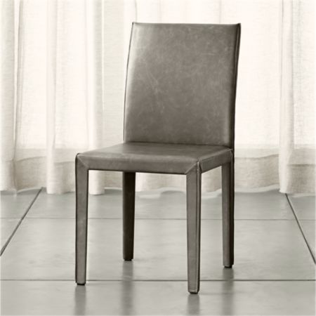 Folio Stone Grey Top Grain Leather Dining Chair Reviews