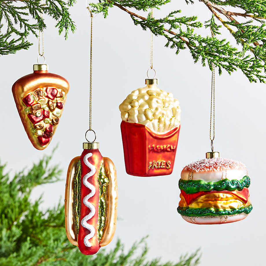 Food Favorites Ornaments, Set of 4 + Reviews Crate and Barrel