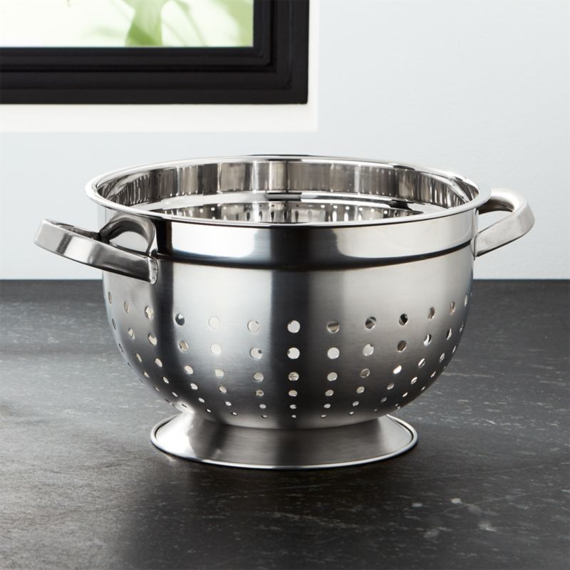 Footed Colander | Crate and Barrel