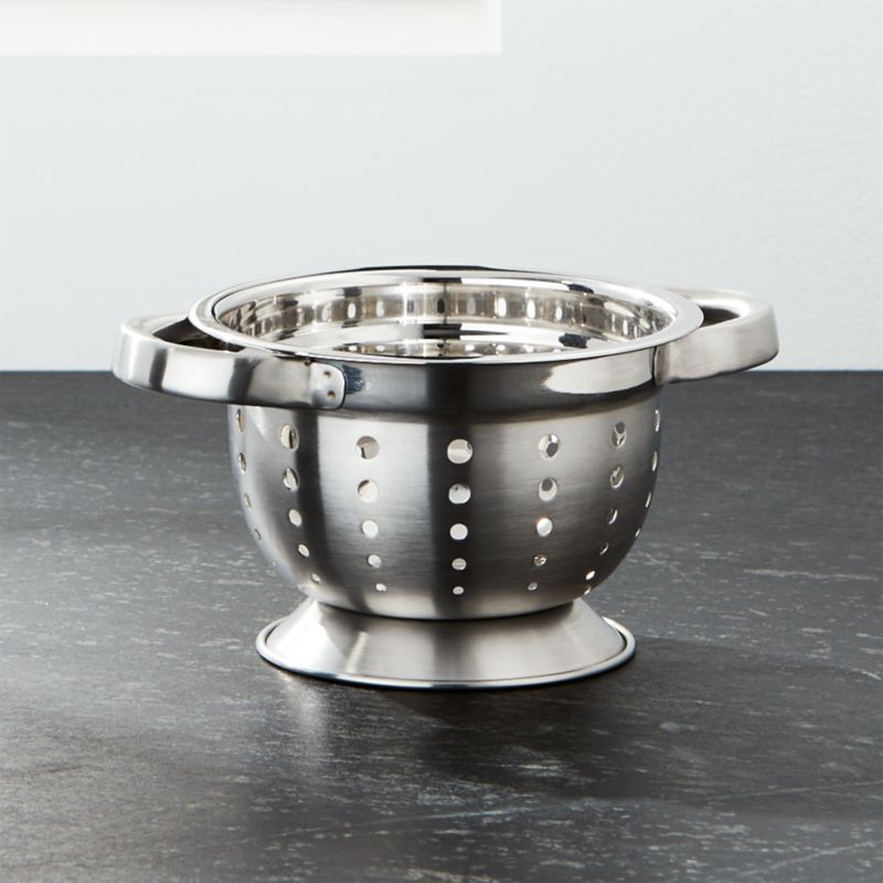 Small Footed Colander | Crate and Barrel