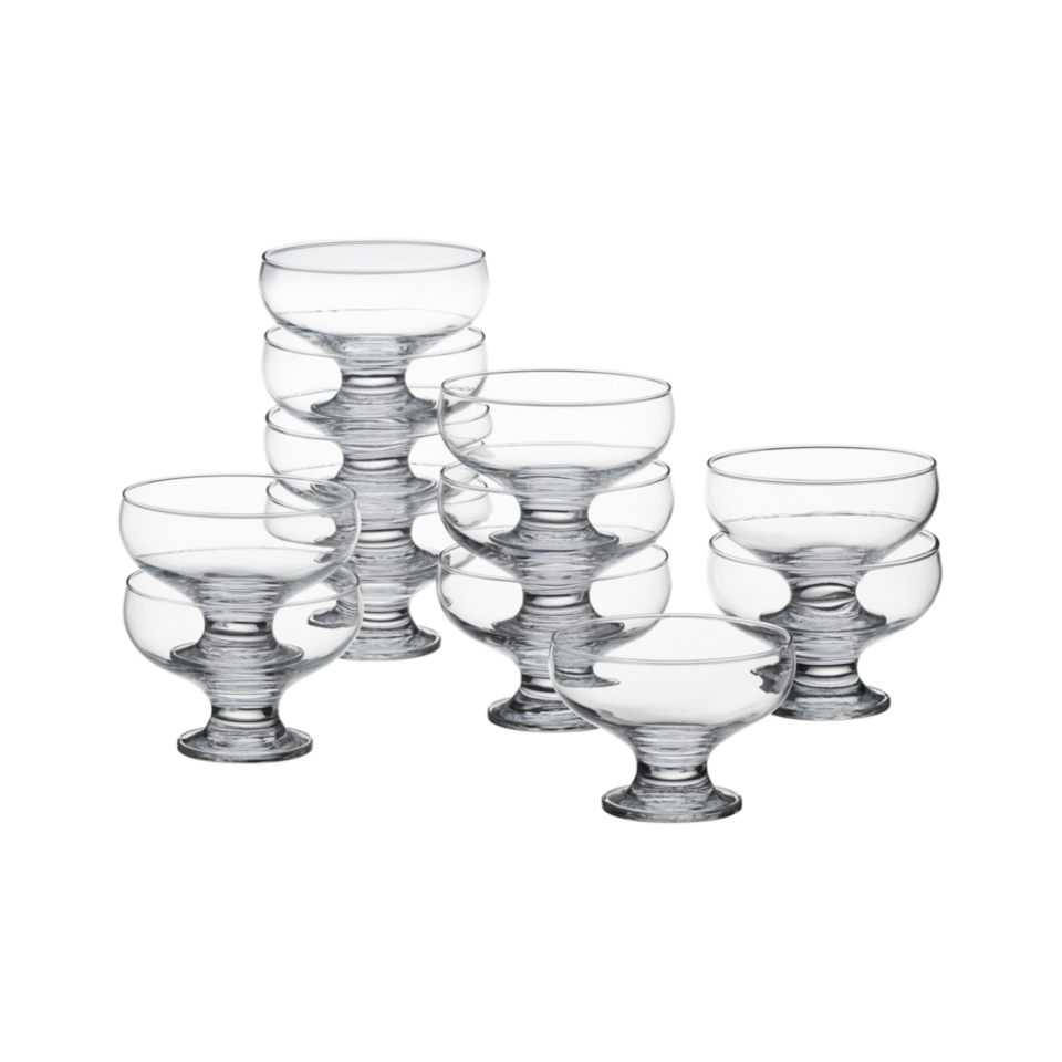 Set of 12 Footed 4.25 Dessert Dishes $24.95