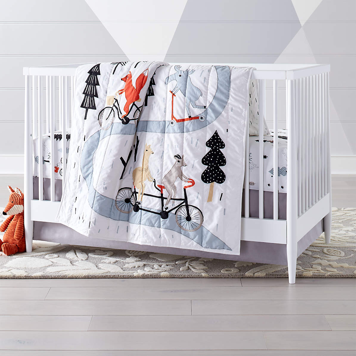 forest friends baby bedding