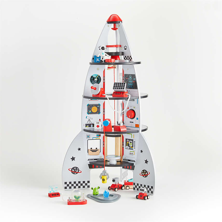 hape wooden spaceship