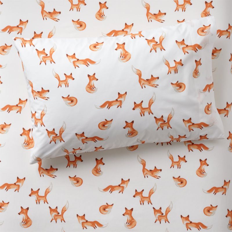 Fox Pillowcase + Reviews Crate and Barrel