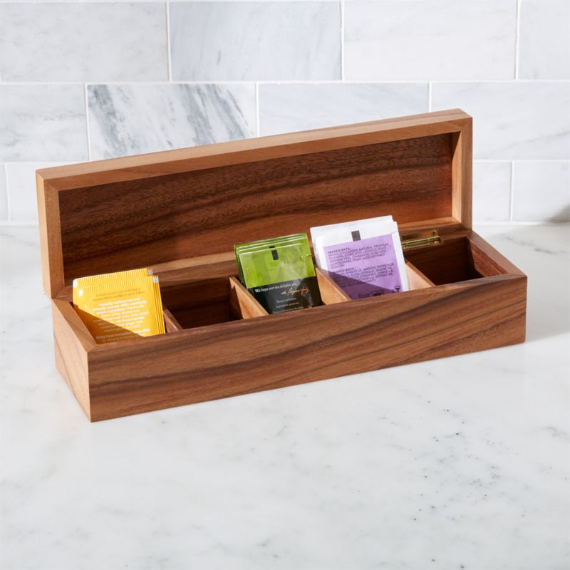 Fox Run Town House Tea Box + Reviews | Crate and Barrel