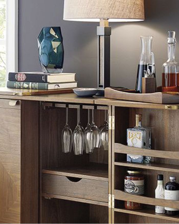 Crate and deals barrel bar table