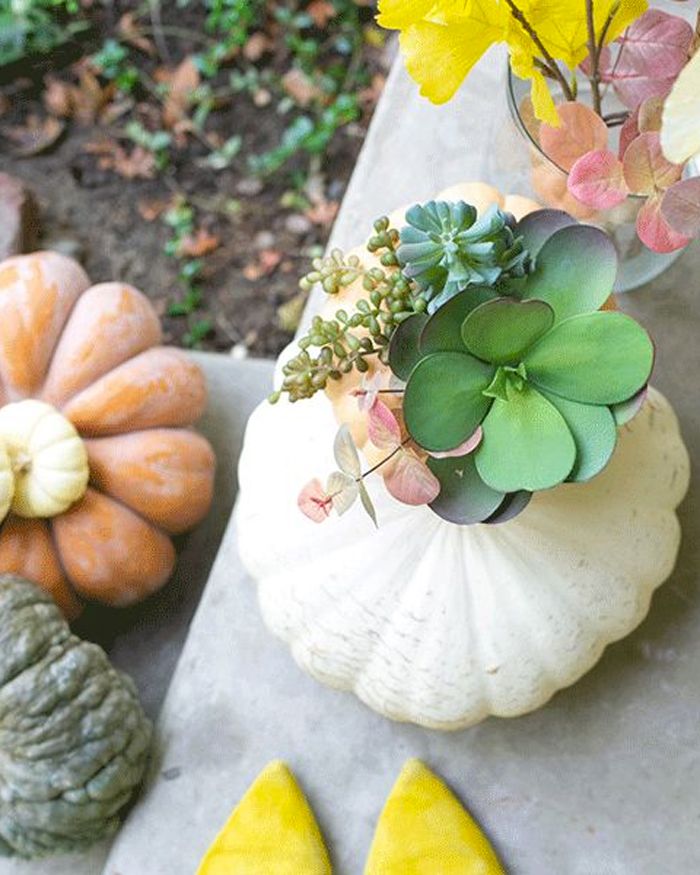 Fall Decorating with Artificial Plants