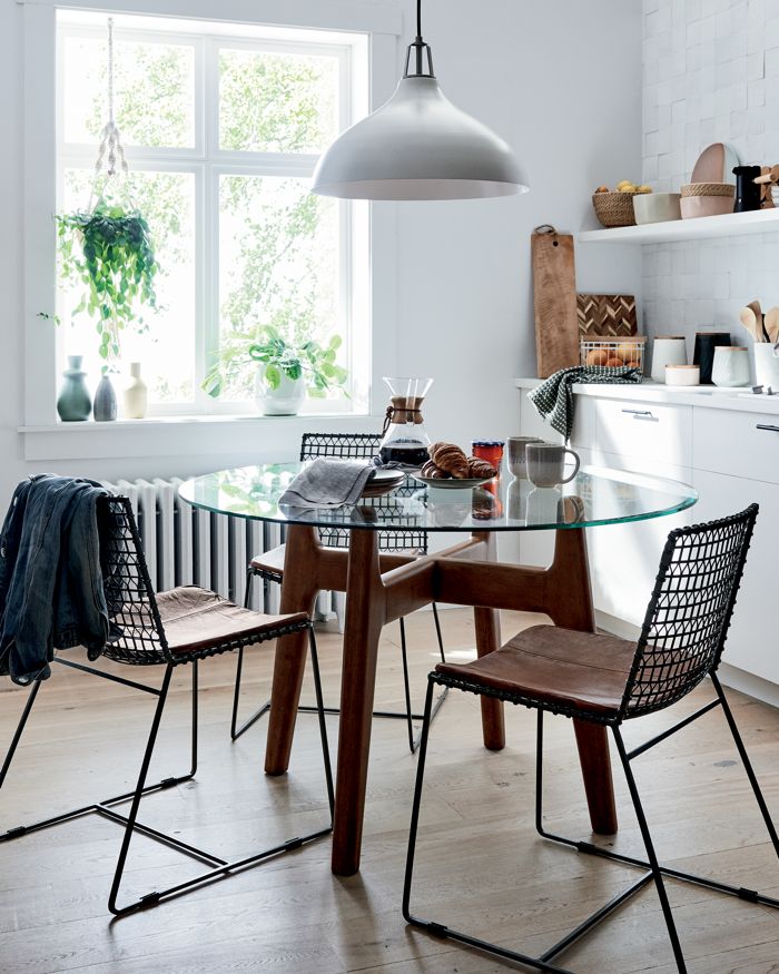 Crate and barrel store small dining table