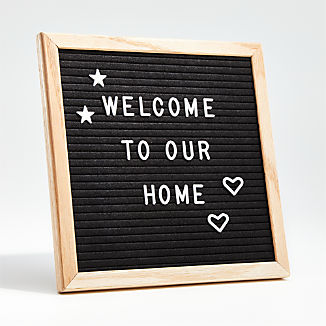 Framed Felt Letter Board